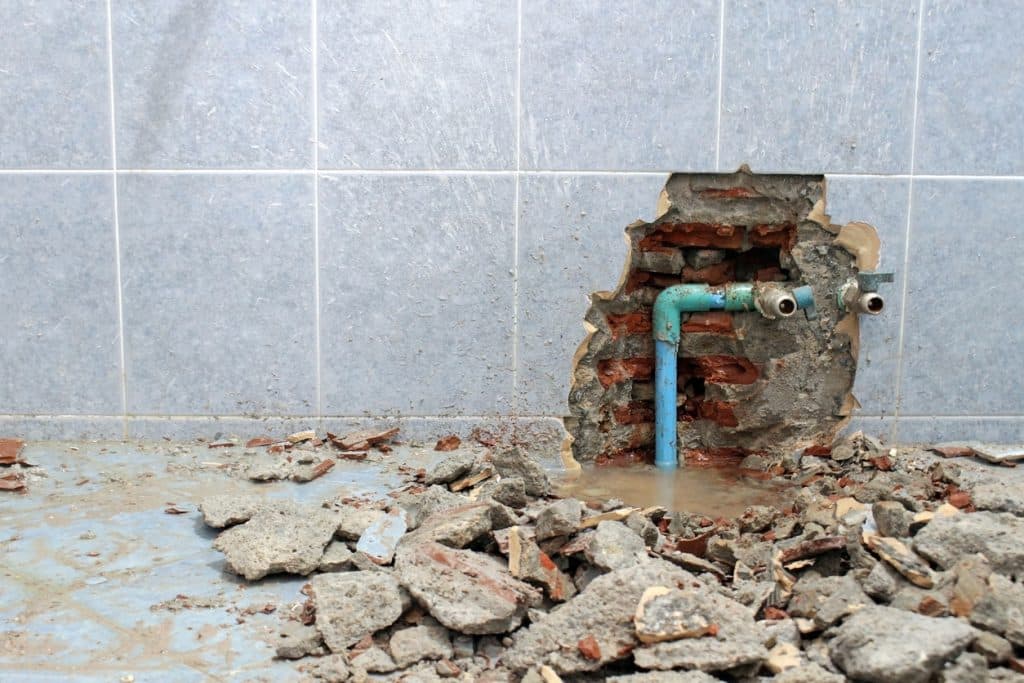 leak from a pipe